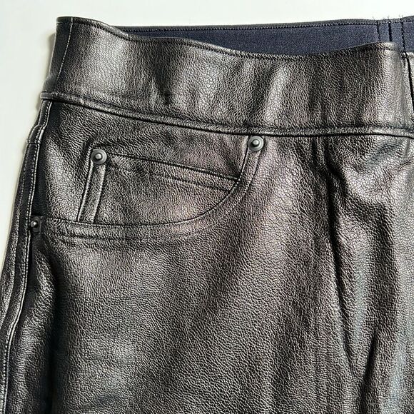 Spanx Ankle Faux Leather Skinny‎ Pants - Picture 8 of 15